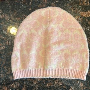 Coach Signature Knit Beanie